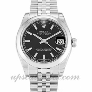Damas Rolex Datejust Lady 178240 Caja de 31 mm Movimiento automático Esfera negra