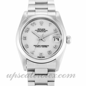 Unisex Rolex Mid-Size Datejust 68240 Caja de 30 mm Movimiento automático Marfil Jubilee Dial