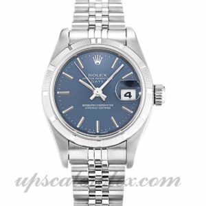 Damas Rolex Datejust Lady 79190 Caja de 26 mm Movimiento automático Esfera azul
