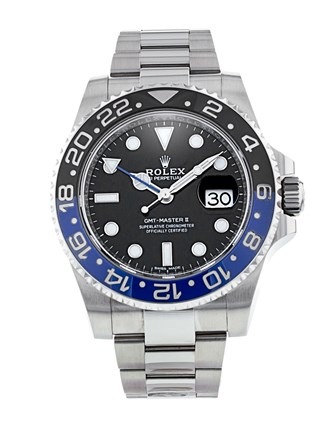 Rolex GMT-Master II 116710 Reloj para hombre de 40 mm con esfera negra