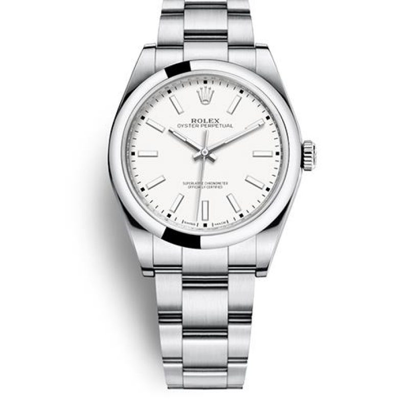 Reloj Rolex Oyster Perpetual White Ms 39mm - Replicas De Relojes Comprar Mejores Replica Rolex Watches