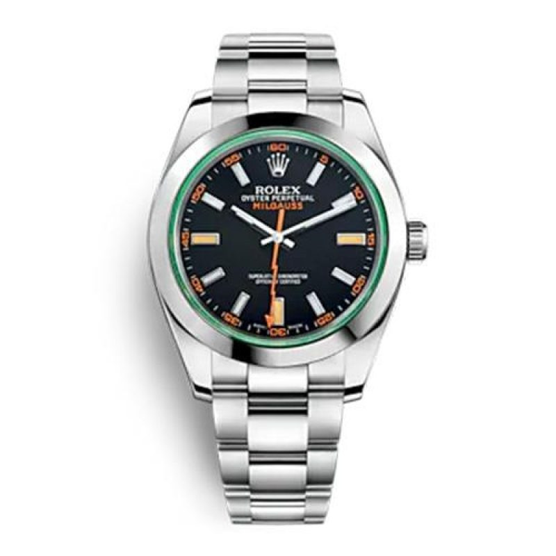 bala Discriminar estoy feliz Rolex Milgauss 116400 Reloj negro para hombre de 40 mm - Replicas De  Relojes | Comprar Mejores Replica Rolex Watches