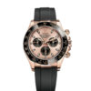 Rolex Daytona 116515 Reloj de oro rosa y ruleta negra para hombre de 40 mm