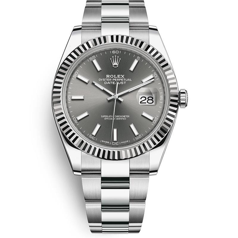 Pigmalión Si usuario Reloj Rolex Datejust 126334 gris para hombre de 41 mm - Replicas De Relojes  | Comprar Mejores Replica Rolex Watches