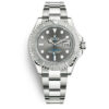 Rolex Yacht-Master 126622 Reloj gris plateado azul palabra para hombre de 40 mm