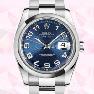 Rolex Datejust de los hombres 116200BLCAO Esfera concéntrica azul Automático