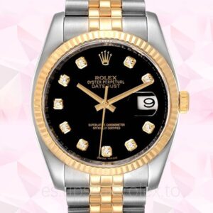 Rolex Datejust de los hombres 116233BKDJ 36mm Automático