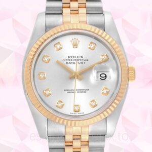 Rolex Datejust de los hombres 116233SDJ Automático Esfera negra