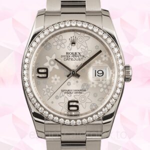 Rolex Datejust 116244SFAO de los hombres Tono plateado 36mm