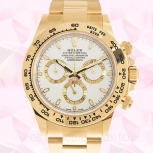 Rolex Daytona de los hombres 116508WSO Automático Pulsera Esfera blanca