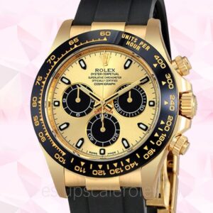 Rolex Daytona 116518CBKSR de los hombres Tono dorado Banda elástica Automático