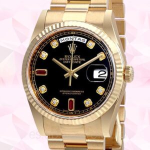 Rolex Day-Date 118238BKDRP Ladies Pulsera 36mm