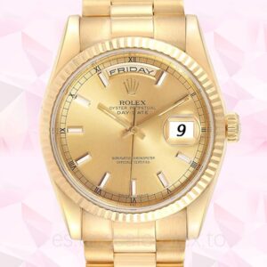 Rolex Day-Date de los hombres 118238CSP 36mm Pulsera Tono de oro amarillo