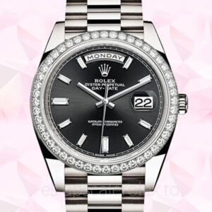 Rolex Day-Date de los hombres 228349BKDP Automático Pulsera