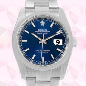 Rolex Datejust 116200BLSO 36mm De Los Hombres Pulsera De Ostras