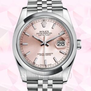 Rolex Datejust 116200PSJ De Los Hombres 36mm Tono Plateado