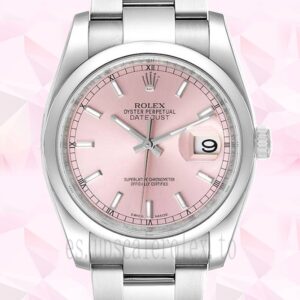 Rolex Datejust 36mm De Los Hombres 116200PSO Pulsera De Ostras
