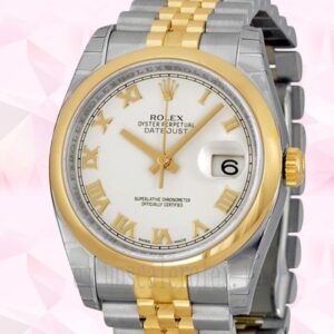Rolex Datejust 36mm 116203-0144 De Los Hombres Reloj Pulsera Jubileo