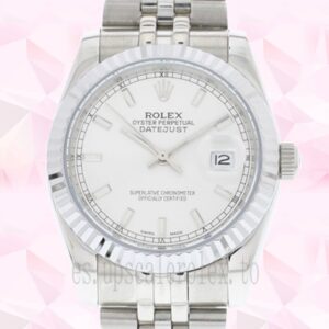 Rolex Datejust De Los Hombres 116234WSJ 41mm Tono Plateado