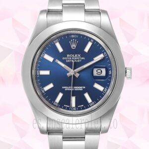 Rolex Datejust 41mm 116300BLSO De Los Hombres Reloj