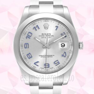 Rolex Datejust 116300 41mm De Los Hombres Automático Tono Plateado