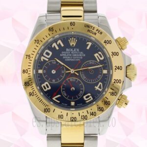 Rolex Daytona 40mm 116523BLAO De Los Hombres Reloj Tono Plateado