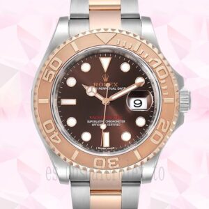 Rolex Yacht-master De Los Hombres 116621-78801 40mm Tono Plateado Esfera Marrón