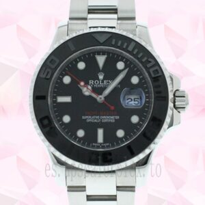 Rolex Yacht-master De Los Hombres 116622BKSO 40mm Tono Plateado