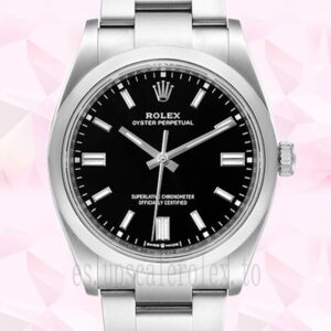 Rolex Oyster Perpetual m124300-0002 Unisexo 41mm Automático Tono Plateado