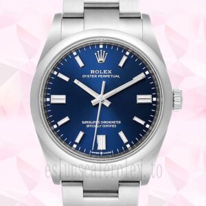 Rolex Oyster Perpetual 41mm m124300-0003 Unisexo Tono Plateado Automático
