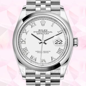 Rolex Datejust 36mm m126200-0007 De Los Hombres Esfera Blanca