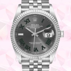 Rolex Datejust 36mm m126234-0045 De Los Hombres Pulsera Jubileo Esfera De Wimbledon