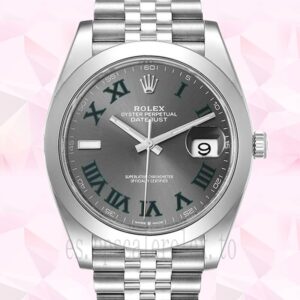 Rolex Datejust 41mm De Los Hombres m126300-0014 Esfera De Wimbledon Automático
