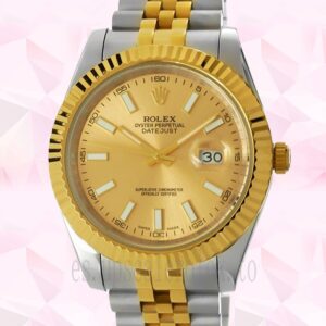 Rolex Datejust De Los Hombres 126333CSJ 41mm Tono Plateado Pulsera Jubileo