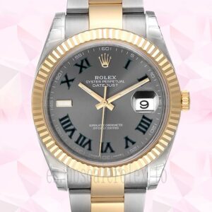 Rolex Datejust m126333-0019 De Los Hombres 41mm Reloj Esfera De Wimbledon