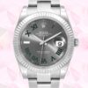Rolex Datejust De Los Hombres m126334-0021 41mm Tono Plateado Reloj