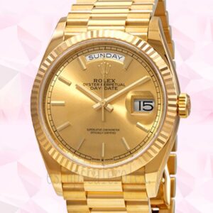 Rolex Day-date Unisexo 36mm m128238-0045 Tono Dorado Automático