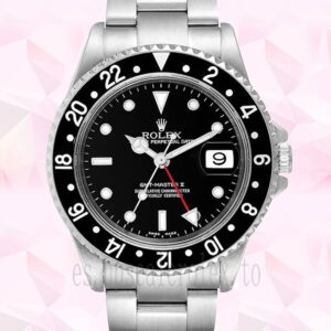 Rolex Gmt Master Ii 40mm De Los Hombres 16710BKSO Esfera Negra