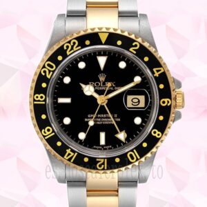 Rolex Gmt Master 40mm De Los Hombres 16713BKSO Pulsera De Ostras Reloj