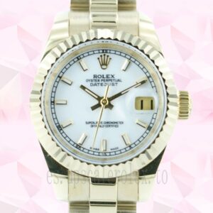 Rolex Datejust Señoras 178278WSO 26mm Reloj Tono Dorado