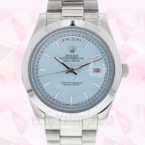 Rolex Day-date 40mm m228206-0004 De Los Hombres Tono Plateado Automático
