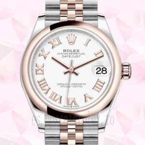 Rolex Datejust Señoras 31mm m278241-0002 Esfera Blanca
