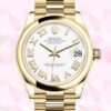 Rolex Datejust 31mm Señoras m278248-0020 Reloj Tono Dorado