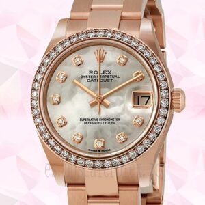 Rolex Datejust Señoras m278285rbr-0011 31mm Esfera De Nácar Automático