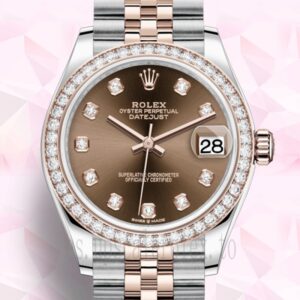 Rolex Datejust Señoras m278381rbr-0028 31mm Esfera De Chocolate