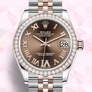 Rolex Datejust m278381rbr-0006 Señoras 31mm Esfera De Chocolate