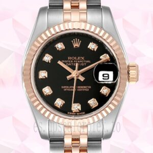 Rolex Datejust Señoras 279171 28mm Tono Plateado