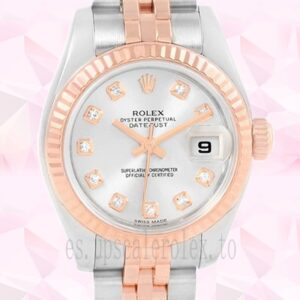 Rolex Datejust Señoras 28mm 279171 Esfera Plateada Tono Plateado
