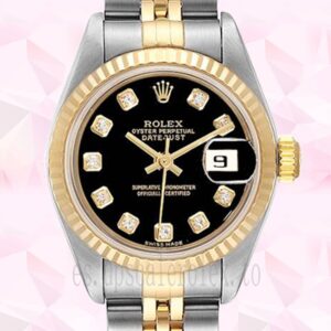 Rolex Datejust Señoras 279173 28mm Pulsera Jubileo Tono Plateado