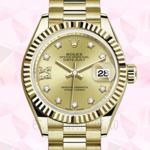 Rolex Datejust 28mm m279178-0014 Señoras Presidente Pulsera Automático